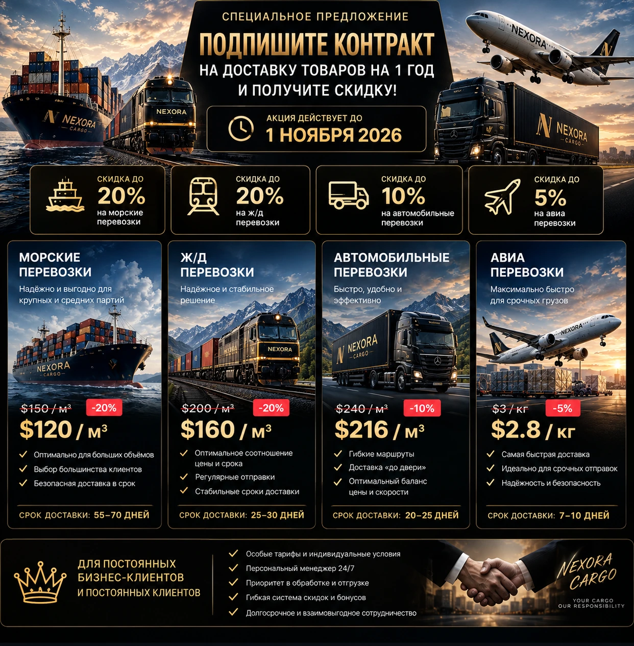 NEXORA Cargo special offer